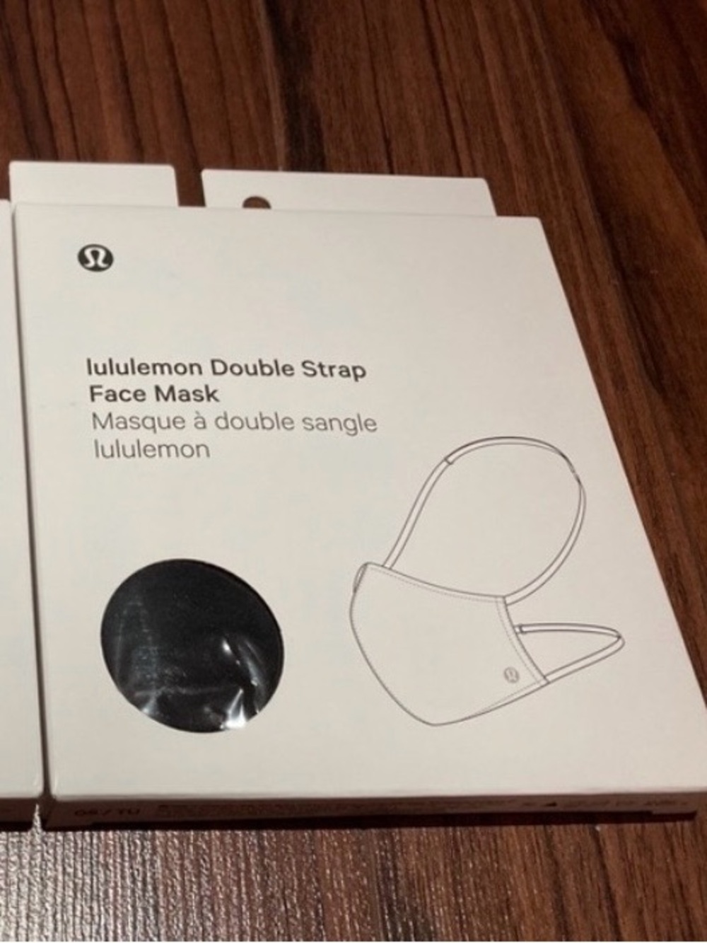 lululemon athletica Double Strap Face Mask - Black